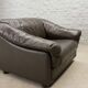 Comfortable Leolux Seal Brown Leather Lounge Chairs The Netherlands 1970s
