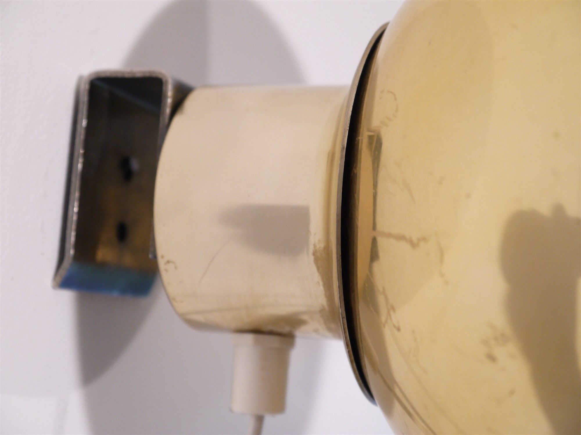 Pair of vintage brass wall lights