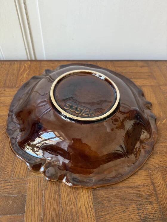 Vallauris style decorative plate