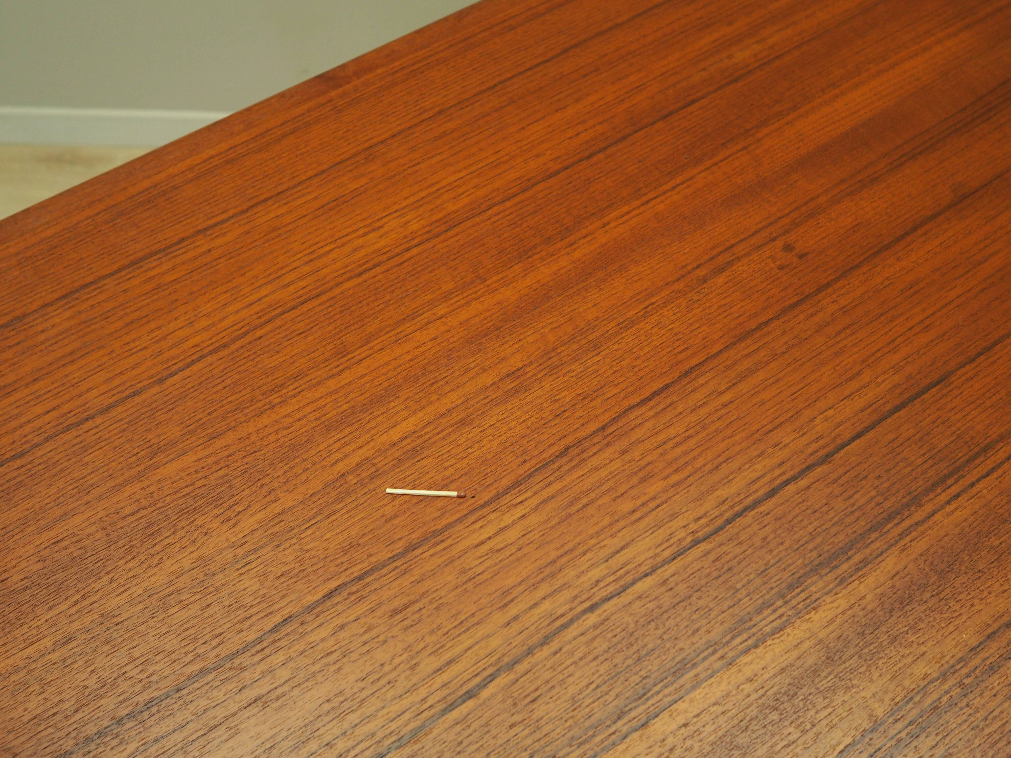 Teak desk, Danish design, 1970s, manufacture: Omann Jun