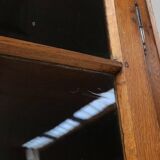 Early 18th Century Vitrine Cabinet in oak, Germany