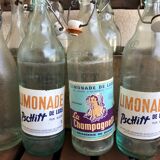 Wooden crate - lemonade bottles