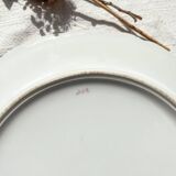 Vintage Limoges Berry porcelain cake dish with bird of paradise motif -