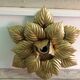 Flower metal sconce