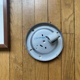 Square wall light, vintage ceiling light in transparent glass.