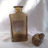 Smoked glass whiskey decanter