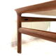 Vintage teak coffee table made in the 1960s