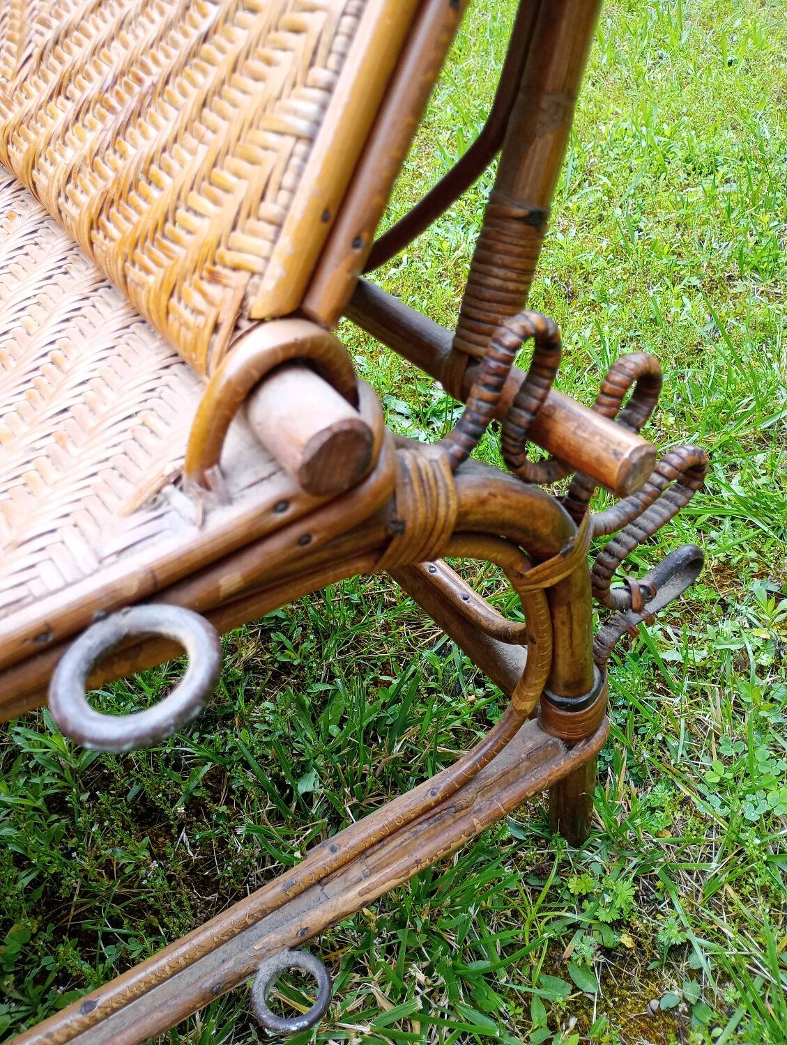 Old lounge chair