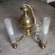 Lustre en laiton vintage