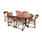 Chaise et table vintage Baumann