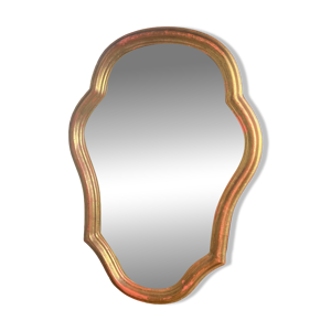 miroir en bois doré