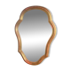 Golden wooden mirror