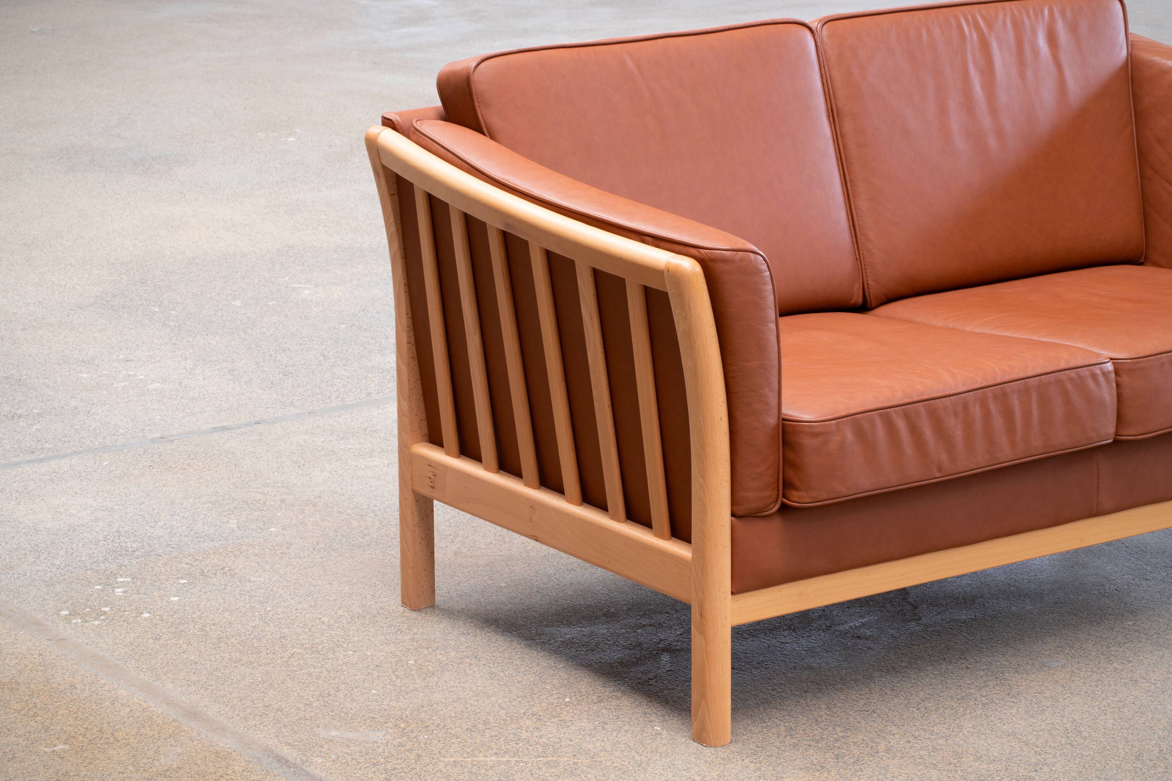 Danish leather sofa