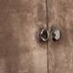 Guido Faleschini Astro Smoked Glass and Suede Cabinets for i4 Mariani 1979