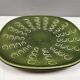 Beautiful large green dish from Danish Knabstrup 1950s