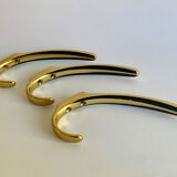 Coat wall hook, set of 3, 1950s