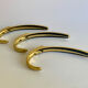 Coat wall hook, set of 3, 1950s