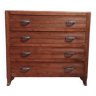 Art Deco oak chest of drawers