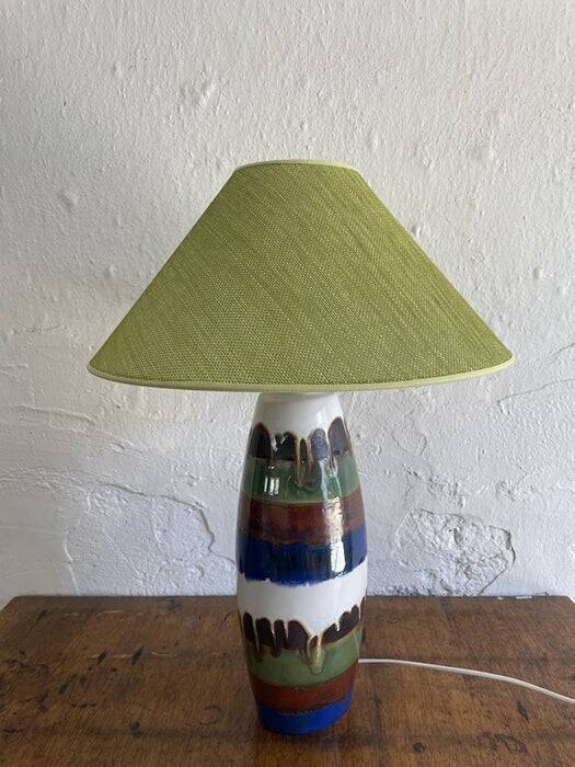 Vincent Cadeaux S.A. ceramic table lamp, France, 1990s