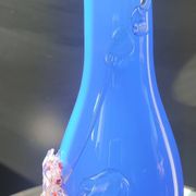 Vase italien en verre soufflé d'art