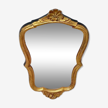 Miroir ancien coquillage