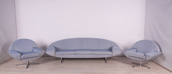 Canapé et deux fauteuils Capri de Johannes Andersen pour Trensum, années 1960