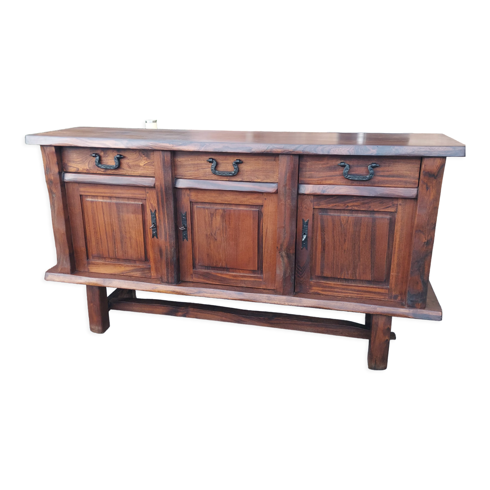Brutalist Sideboard by Mikko Nupponen Finland 1960