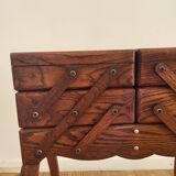 Art deco wooden seamstress