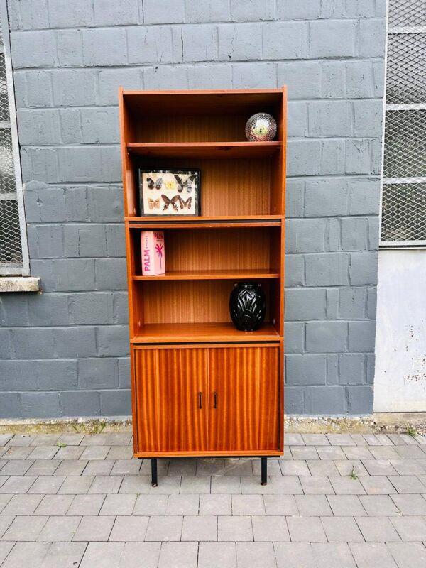 Meuble bibliothèque modulable vintage