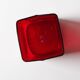 Mid-Century Modern Red Glass Vase by Christer Sjögren, Lindshammar, Sweden