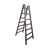 Double wooden ladder