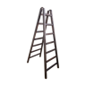 Double wooden ladder