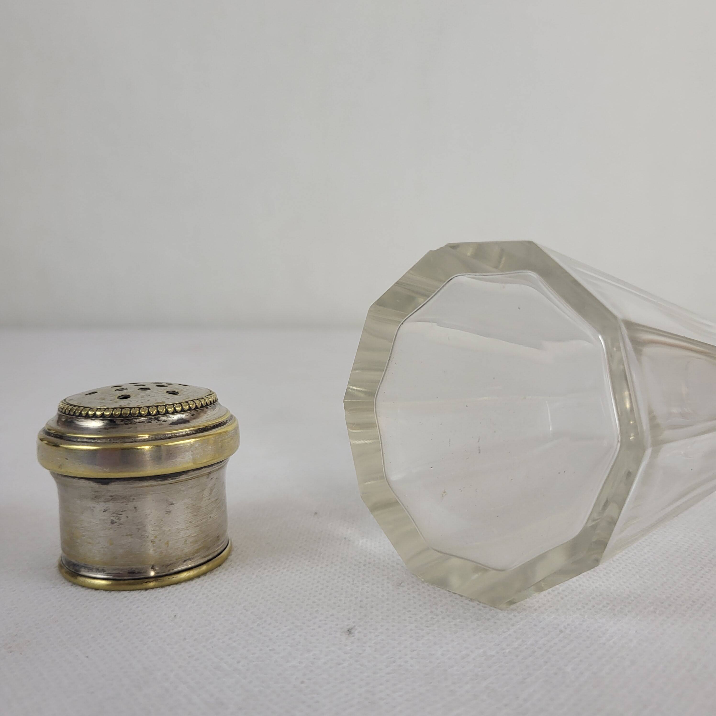 Crystal & silver metal shaker