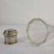 Crystal & silver metal shaker