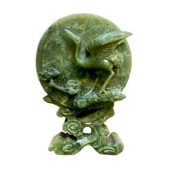 Chinese vase, carved jade
