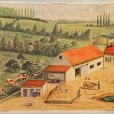 School poster Laiterie et Ferme d'Elevage Montmorillon Rossignol