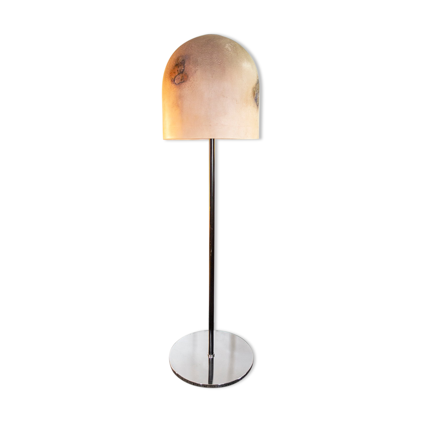 Medusa floor lamp in Murano glass scavo by Alfredo Barbini Italia 1964