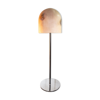 Medusa floor lamp in Murano glass scavo by Alfredo Barbini Italia 1964