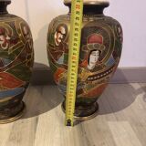 Pair of satsuma vases