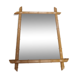 Bamboo style mirror