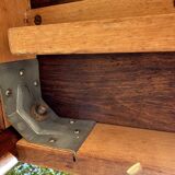 Danish extendable dining table in Rio rosewood 1960