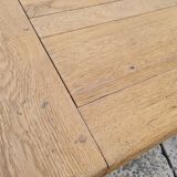 Rectangular table in raw oak