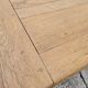 Rectangular table in raw oak