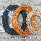 Suspension baladeuse abat-jour en verre Murano vintage – Lumière douce – Personnalisable