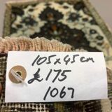 Turkish rug 105x45 cm