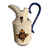 Old pitcher in earthenware G. Brachet – Limcolor – Terrasson – yellow decor