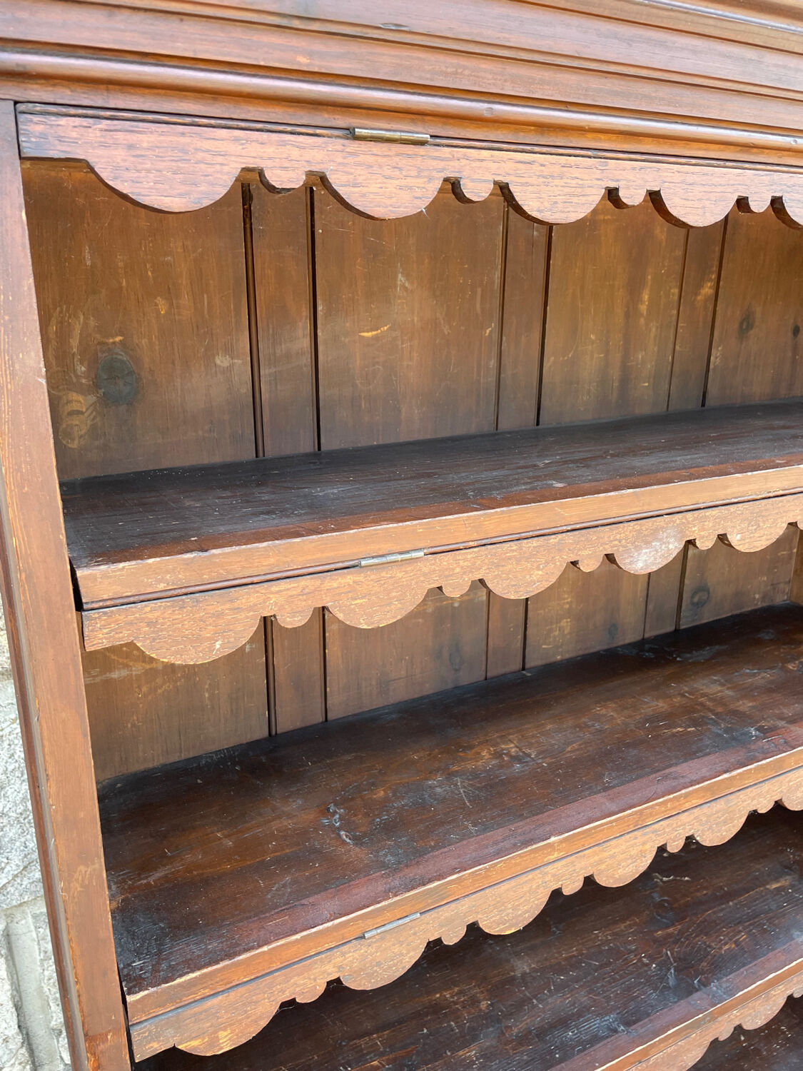 Wooden english bookcase