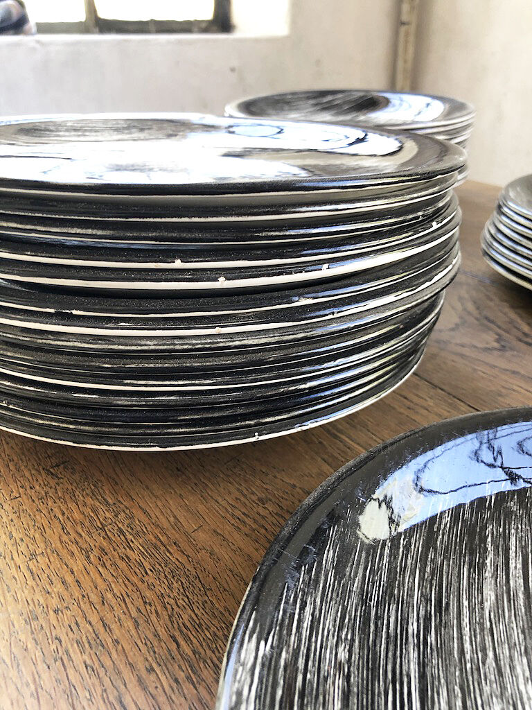 Lot of Salins graphic plates