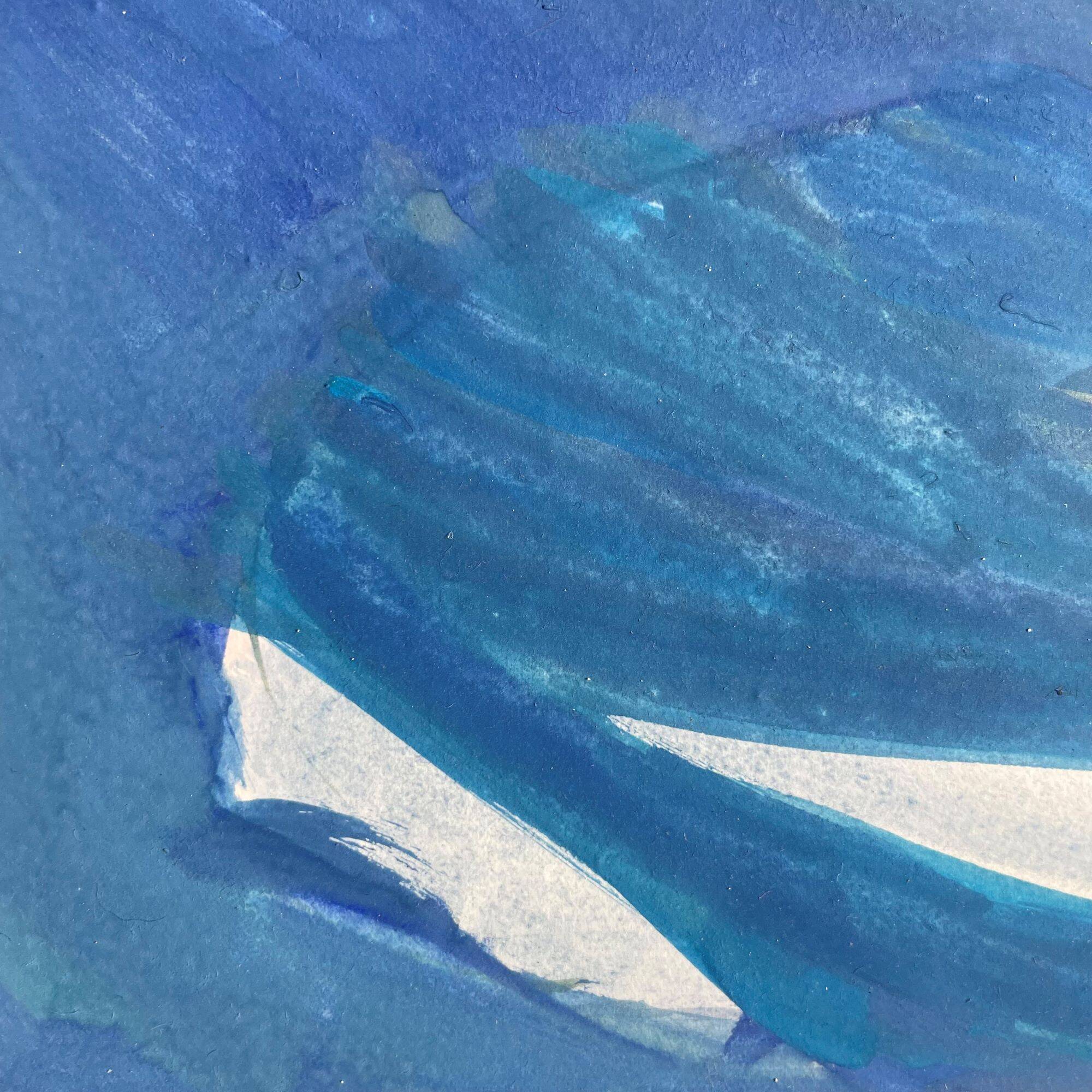 Dutch art work, Paul Overhaus ‘Sea nr. 5’, dated 1977