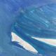 Dutch artwork, Paul Overhaus "Sea No. 5", dated 1977